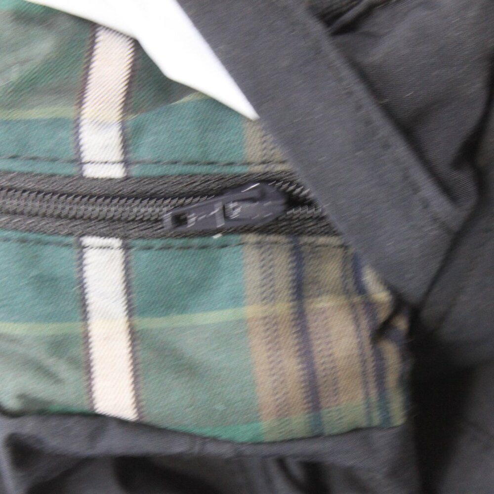 Pendleton Navy Blue Plaid Lined Hooded Rain Coat Jacket - Picture 13 of 16